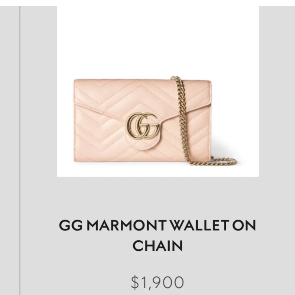 /traded/💯 Gucci Marmont Clutch/Wallet on a Chain - Picture 16 of 16